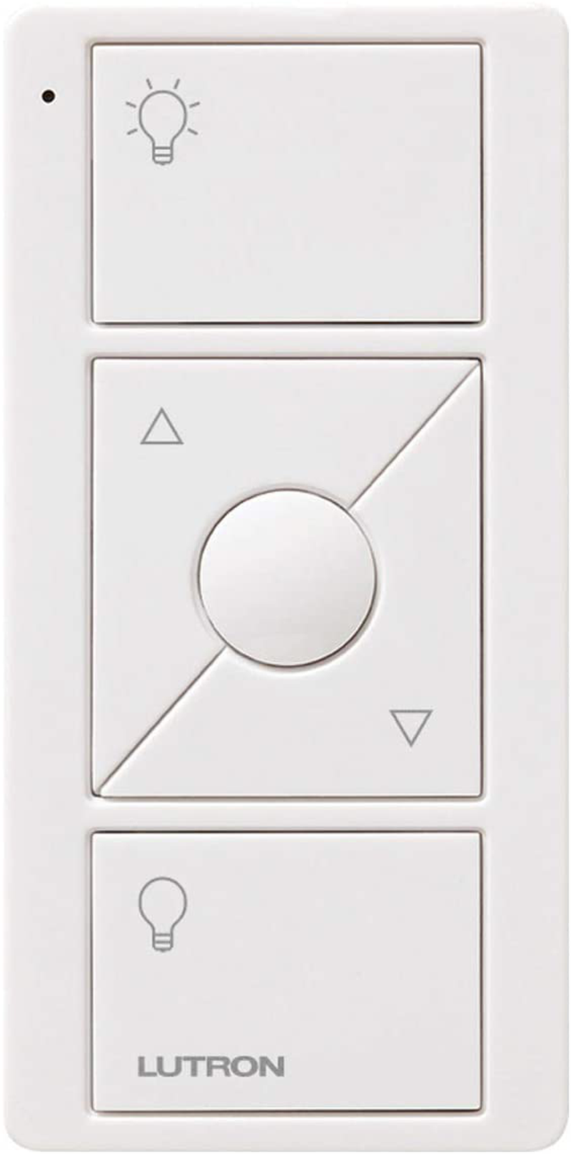 Lutron 3-Button with Raise/Lower Pico Remote for Caseta Wireless Smart Lighting Dimmer Switch, PJ2-3BRL-WH-L01R, White Animals & Pet Supplies > Pet Supplies > Dog Supplies > Dog Houses Lutron White  