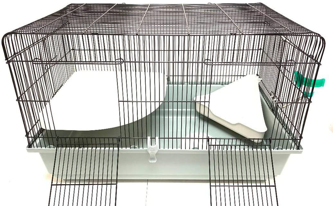 Large 2-Level Universal Small Animal Home Critter Habitat Cage for Wide Variety Exotics Animal Ferret Hamster Rat Mice Mouse Gerbil Guinea Pig Hedgehog Chinchillas Animals & Pet Supplies > Pet Supplies > Small Animal Supplies > Small Animal Habitats & Cages Mcage   