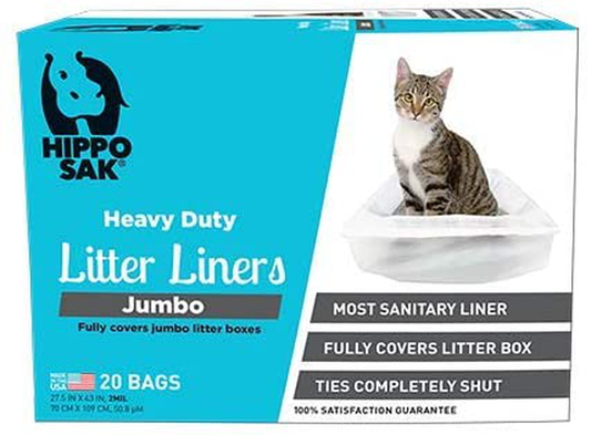 Hippo Sak Jumbo Cat Litter Liner Animals & Pet Supplies > Pet Supplies > Cat Supplies > Cat Litter Box Liners Hippo Sak   
