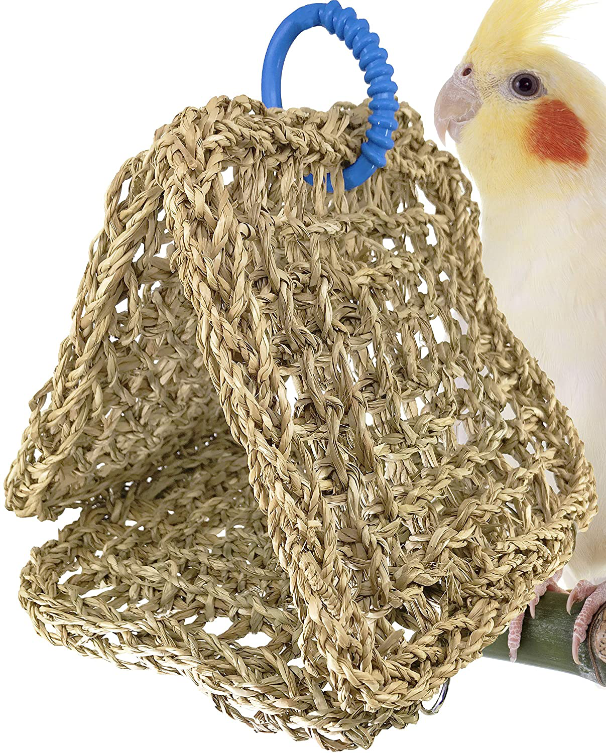 Bonka Bird Toys 3126 Seagrass Tent Bird Toy Cage Nest Parakeet House Parrot Hut Perch Cockatiel Hammock Bed Box Snuggle Accessories Nesting Budgie Climb Ladder Birdcage Small Swing Animals & Pet Supplies > Pet Supplies > Bird Supplies > Bird Ladders & Perches Bonka Bird Toys   