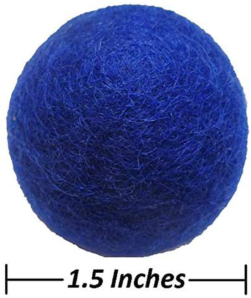 Earthtone Solutions Wool Felt Ball Toys for Cats and Kittens, Fun Adorable Colorful Soft Quiet Felted Fabric Balls, Unique for Cat Lovers, Merino Wool, Hand Made in Nepal Animals & Pet Supplies > Pet Supplies > Cat Supplies > Cat Toys Earthtone Solutions   