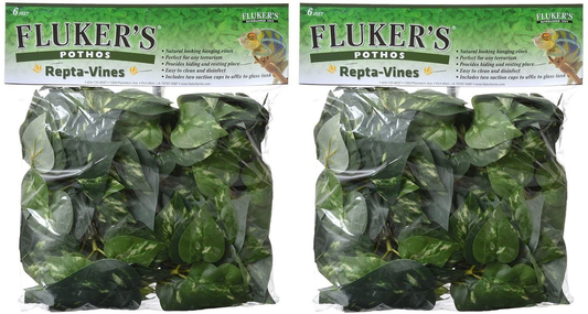 Fluker'S Repta Vines-Pothos for Reptiles and Amphibians (2 Pack) Animals & Pet Supplies > Pet Supplies > Reptile & Amphibian Supplies > Reptile & Amphibian Substrates Fluker's   