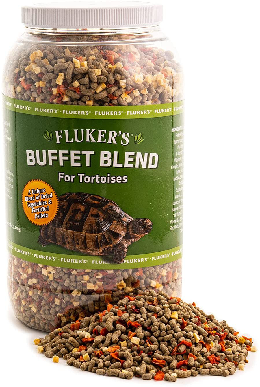 Flukers Buffet Blend Tortoise Food Animals & Pet Supplies > Pet Supplies > Reptile & Amphibian Supplies > Reptile & Amphibian Food Fluker's 3.25-LBS  