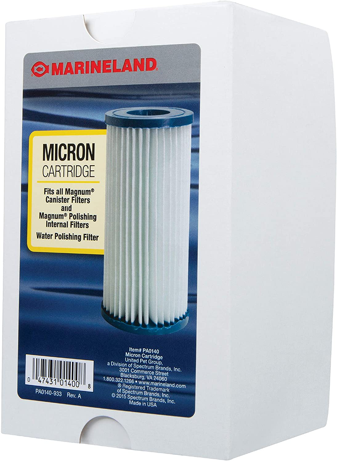Marineland Micron Cartridge, Fits Magnum Canister Filters Animals & Pet Supplies > Pet Supplies > Fish Supplies > Aquarium Filters MarineLand   