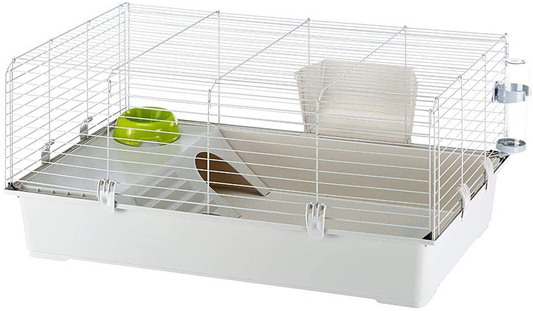 Ferplast Cavie Guinea Pig Cage & Rabbit Cage | Pet Cage Includes All Accessories to Get You Started & a 1-Year Warranty Animals & Pet Supplies > Pet Supplies > Small Animal Supplies > Small Animal Habitat Accessories Ferplast   