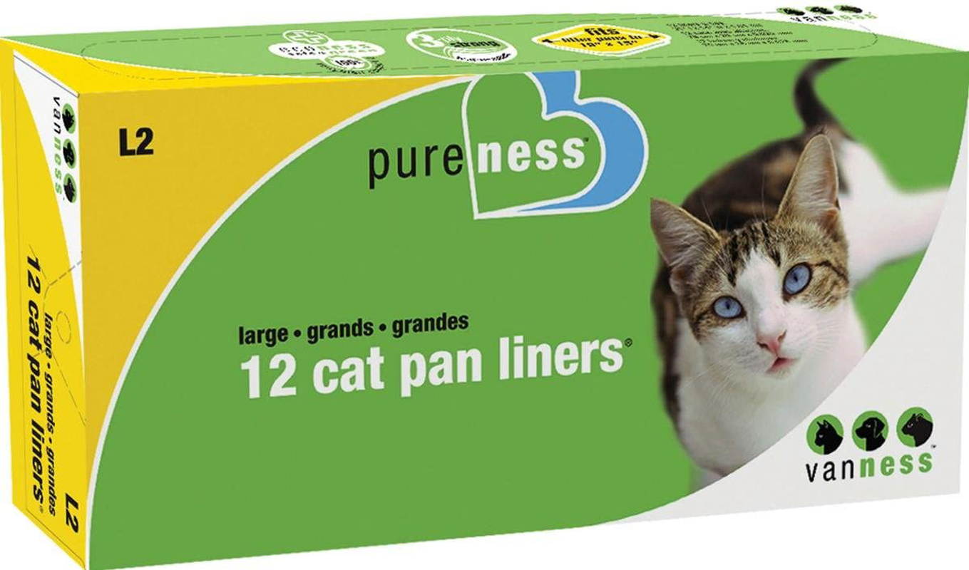 Van Ness Large Cat Pan Liners, 12 Count Animals & Pet Supplies > Pet Supplies > Cat Supplies > Cat Litter Box Liners Van Ness   