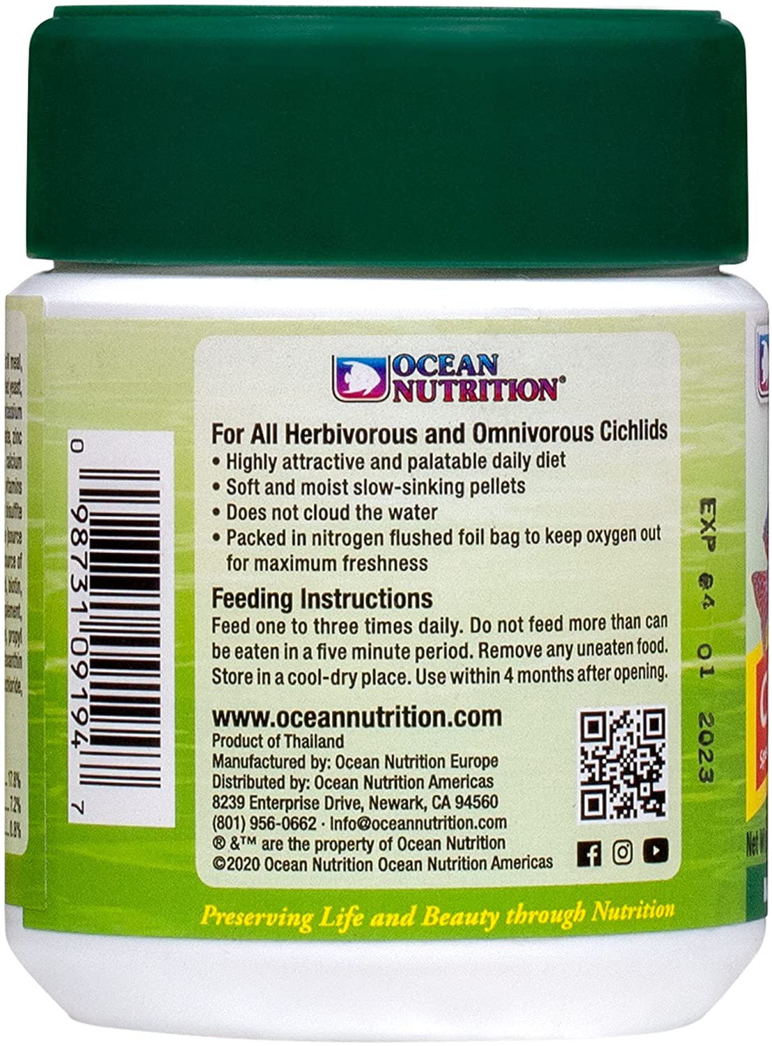 Ocean Nutrition Cichlid Vegi Pellets Animals & Pet Supplies > Pet Supplies > Reptile & Amphibian Supplies > Reptile & Amphibian Food Ocean Nutrition   