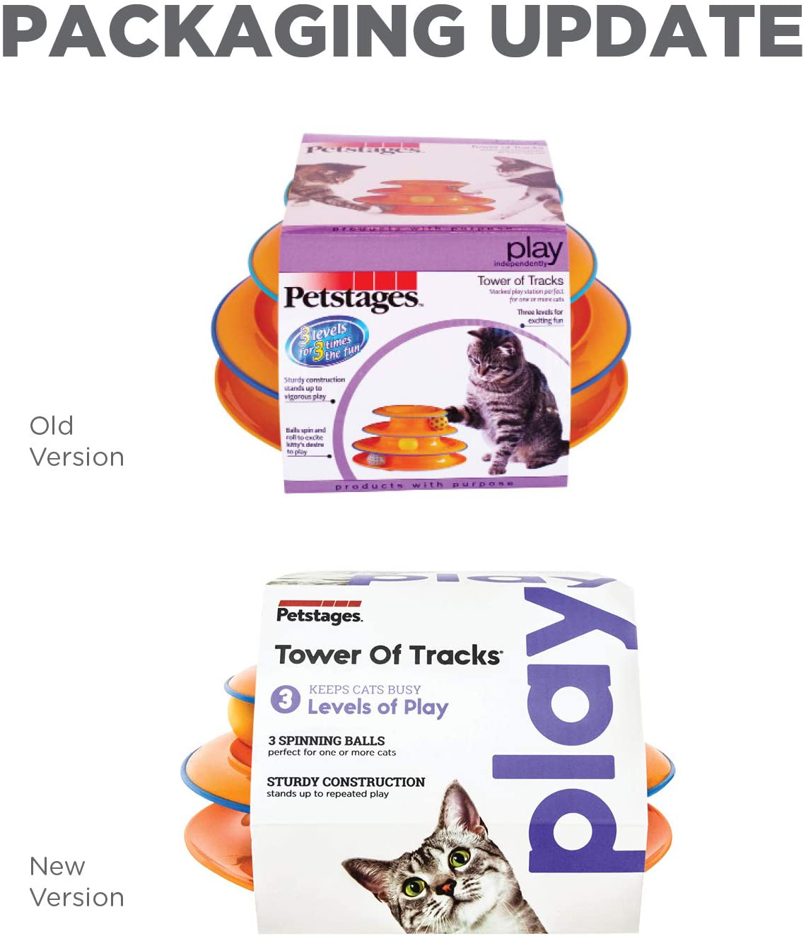 Petstages Cat Tracks Cat Toy - Fun Levels of Interactive Play - Circle Track with Moving Balls Satisfies Kitty’S Hunting, Chasing and Exercising Needs Animals & Pet Supplies > Pet Supplies > Cat Supplies > Cat Toys Petstages   
