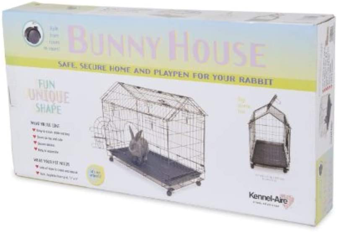 Kennel-Aire "A" Frame Bunny House, Multi, 29.5X16.5X24 Inch (Pack of 1) Animals & Pet Supplies > Pet Supplies > Small Animal Supplies > Small Animal Habitats & Cages Kennel-Aire   