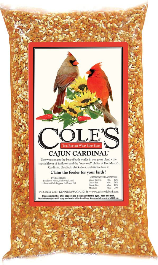 Cole'S CB20 Cajun Cardinal Blend Bird Seed, 20-Pound Animals & Pet Supplies > Pet Supplies > Bird Supplies > Bird Food Cole's Wild Bird Products   