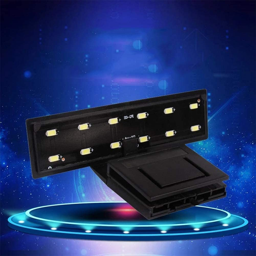 LED Aquarium Light, Waterproof Clip-On Lamp Slim Plants Grow Lighting save Energy Promote the Photosynthesis Fish Tank Light for Aquarium Breeding, Interior Lighting and Temporary Lamps Animals & Pet Supplies > Pet Supplies > Fish Supplies > Aquarium Lighting Liyeehao   