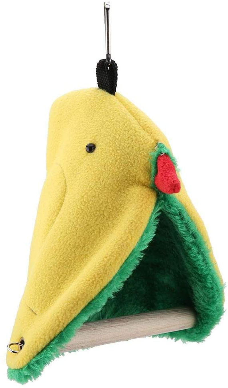 Plush Snuggle Bird Hammock,Youthink Bird Perches Stand Hammock Bird Bed Soft Plush Bird Cage Hanging Tent for Parakeet Cockatiel Hamster Gerbil Rat Animals & Pet Supplies > Pet Supplies > Bird Supplies > Bird Cages & Stands YOUTHINK   