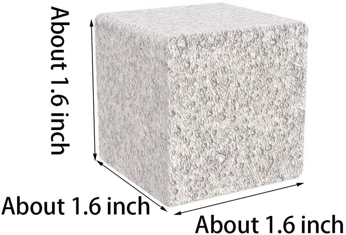 WANBAO 1.6 Inch Hamster Molar Lava Block, Small Animal Teeth Grinding Lava Block, for Chinchillas, Rabbits, Parrots 8 Pcs Animals & Pet Supplies > Pet Supplies > Small Animal Supplies > Small Animal Treats WANBAO   