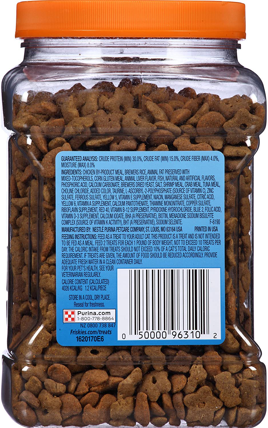 Party Mix Crunch Beachside Cat Treats 20 Oz. Canister,Shrimp, Crab and Tuna Flavors,New Animals & Pet Supplies > Pet Supplies > Cat Supplies > Cat Treats Generic   