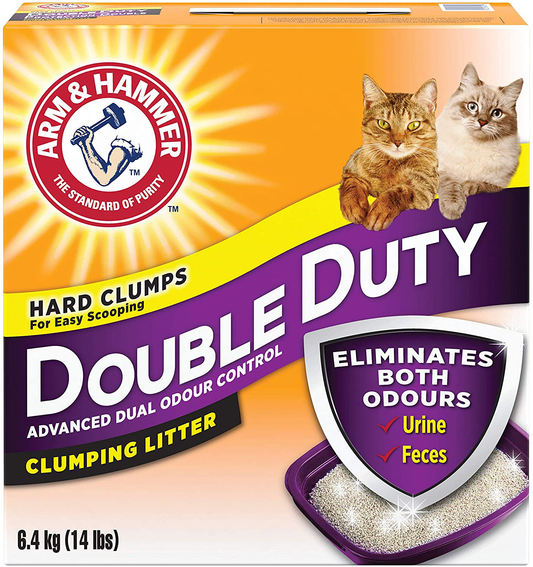 Arm & Hammer 6.4Kg Double Duty Cat Litter Animals & Pet Supplies > Pet Supplies > Cat Supplies > Cat Litter Arm & Hammer   