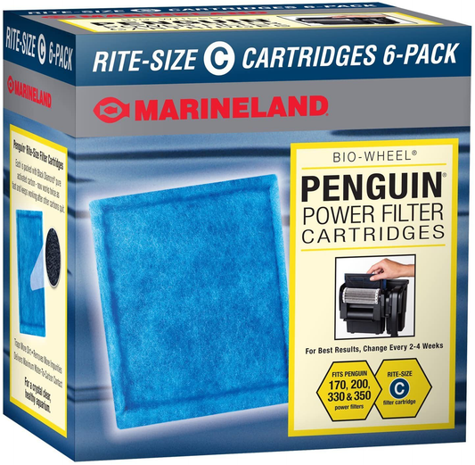Marineland Rite-Size Cartridge Refills C,12 Pack