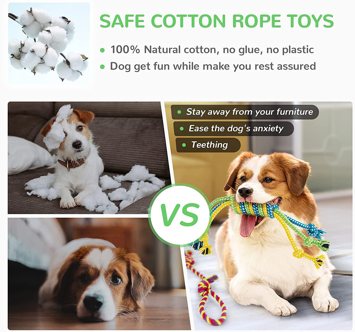 Dog Squeaky Toys for Small Dogs, 12 Pack Puppy Toys for Teething Cute Small Dog Toys Stuffed Plush Dog Toy Bundle Natural Cotton Puppy Rope Toy Dog Chew Toys for Puppies Pet Toys for Dogs Animals & Pet Supplies > Pet Supplies > Dog Supplies > Dog Toys LEGEND SANDY   