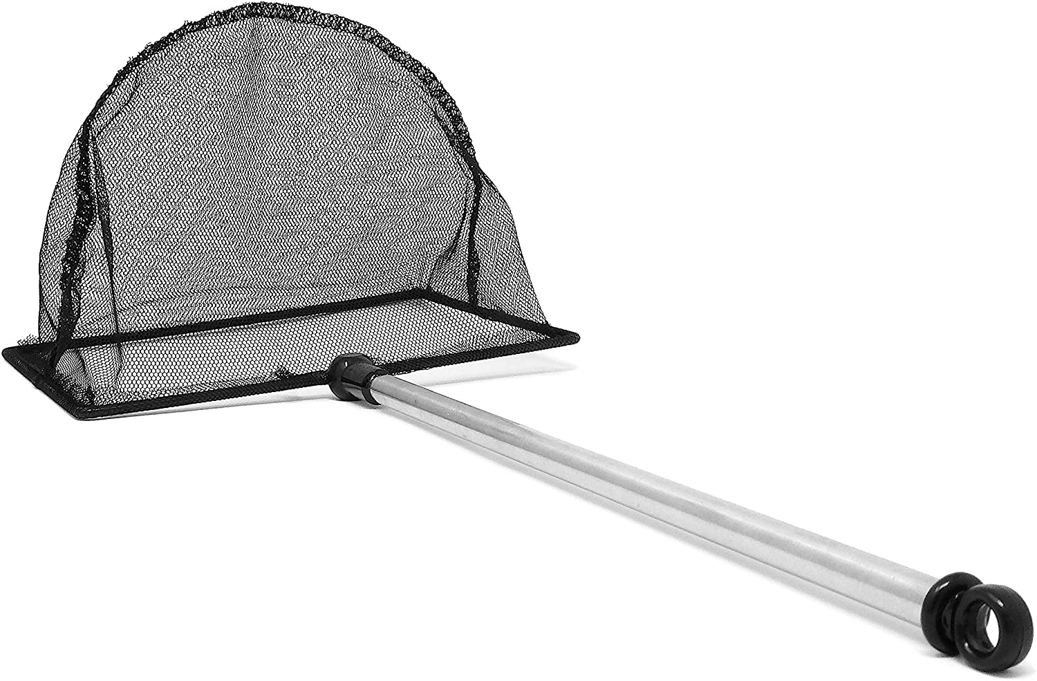 FISH PROS Fish Net for Fish Tank - 2.5 Inch Deep Mesh Scooper with Extendable Handle up to 24 Inches Long – Large Scoop, Telescopic Pond Skimmer Nets for Cleaning Tanks - Aquarium Accessories Animals & Pet Supplies > Pet Supplies > Fish Supplies > Aquarium Fish Nets FISH PROS   