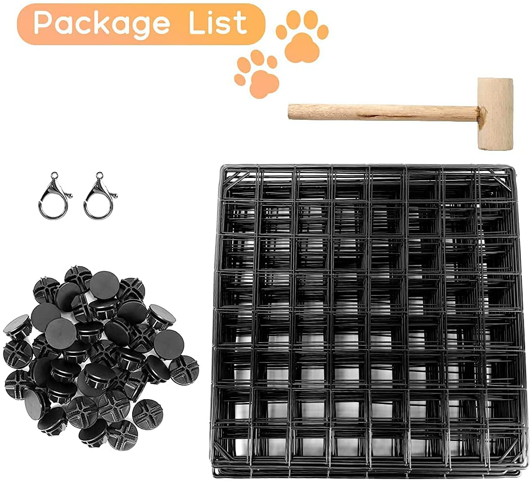 Breerainz Cat Cage Large Indoor DIY Design Pet Home Small Animal House Detachable Playpen with 2 Doors 3 Tiers for Playing and Sleeping,41.3 X 27.6 X 41.3 Inch,Black Animals & Pet Supplies > Pet Supplies > Small Animal Supplies > Small Animal Habitats & Cages BreeRainz   