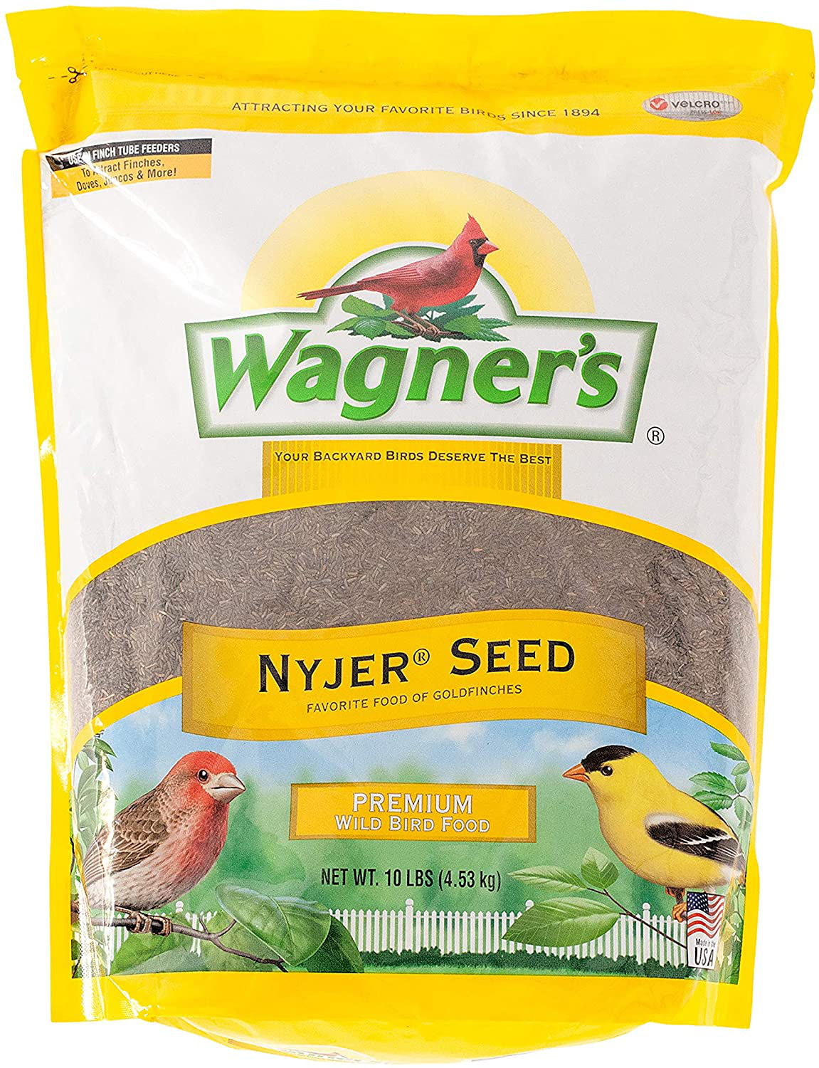 Wagner'S 62050 Nyjer Seed Wild Bird Food, 10-Pound Bag Animals & Pet Supplies > Pet Supplies > Bird Supplies > Bird Food Wagner's   