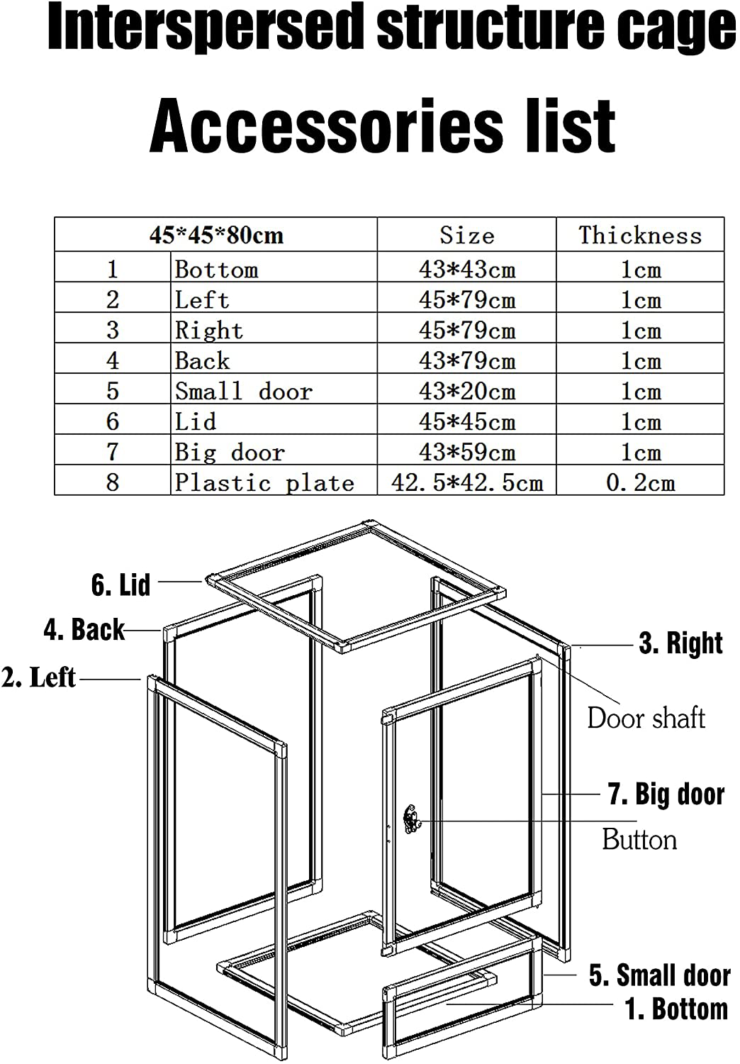 REP BUDDY Silver Aluminum Screen Cage Reptile Enclosure for Bearded Dragon, Snake, Chamelon, Butterfly with Decorate Leafs Animals & Pet Supplies > Pet Supplies > Reptile & Amphibian Supplies > Reptile & Amphibian Habitat Accessories REP BUDDY   