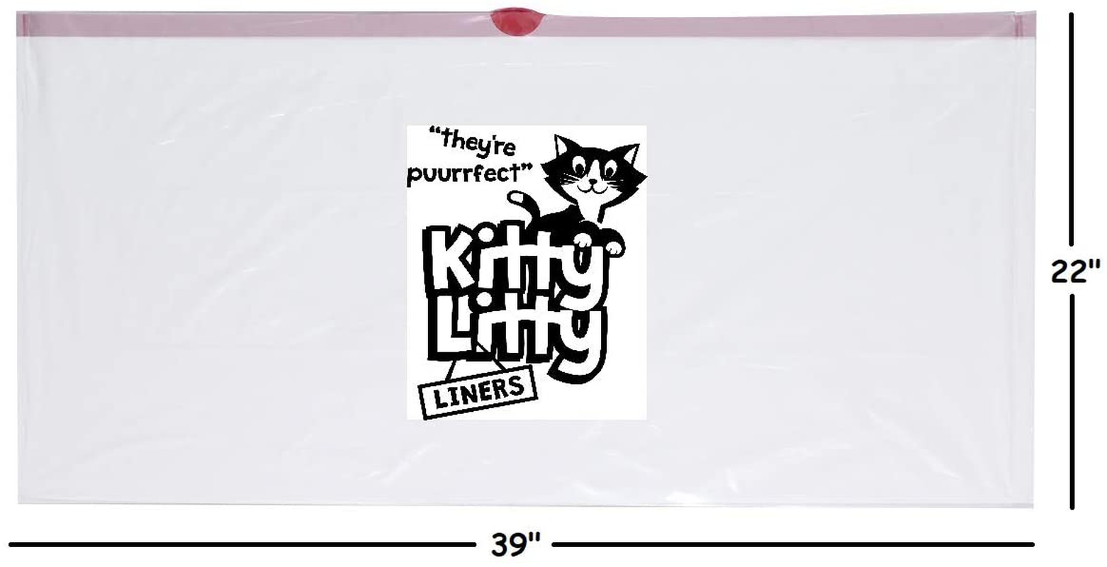 Cat Litter Box Liners 10 Count Jumbo Heavy Duty Animals & Pet Supplies > Pet Supplies > Cat Supplies > Cat Litter Box Liners Kitty Litty   