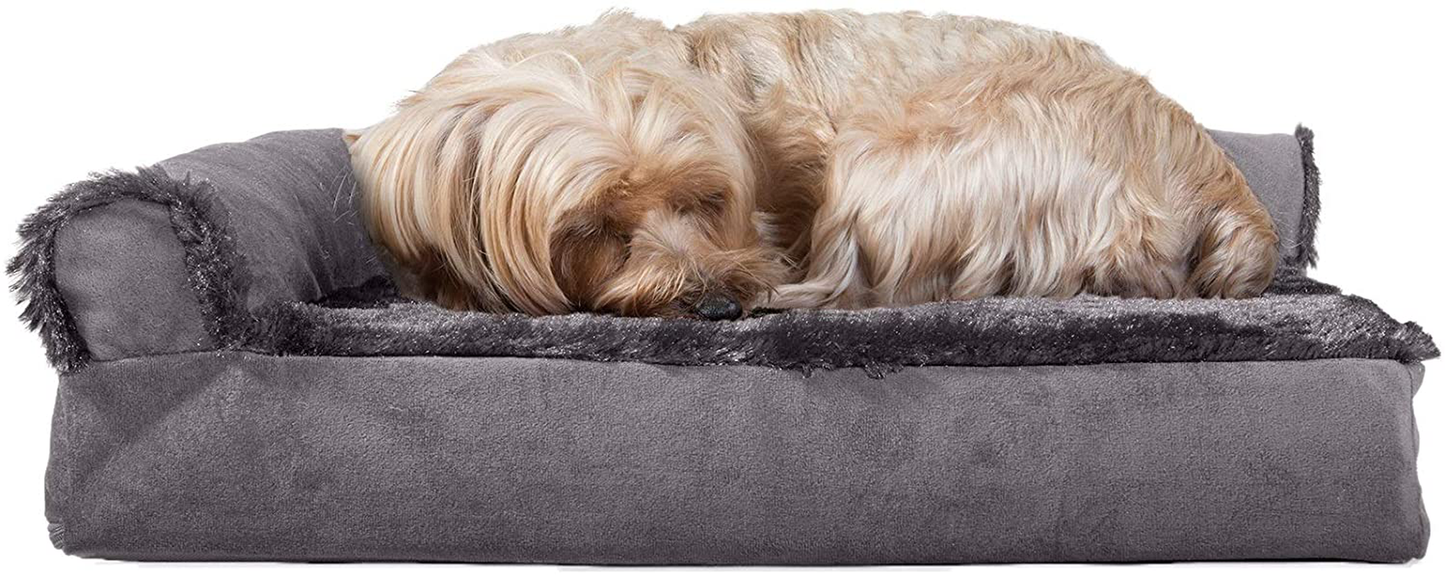 Furhaven Orthopedic, Cooling Gel, and Memory Foam Pet Beds for Small, Medium, and Large Dogs and Cats - Two-Tone L Chaise, Southwest Kilim Sofa, Faux Fur Velvet Sofa Dog Bed, and More Animals & Pet Supplies > Pet Supplies > Cat Supplies > Cat Beds Furhaven   