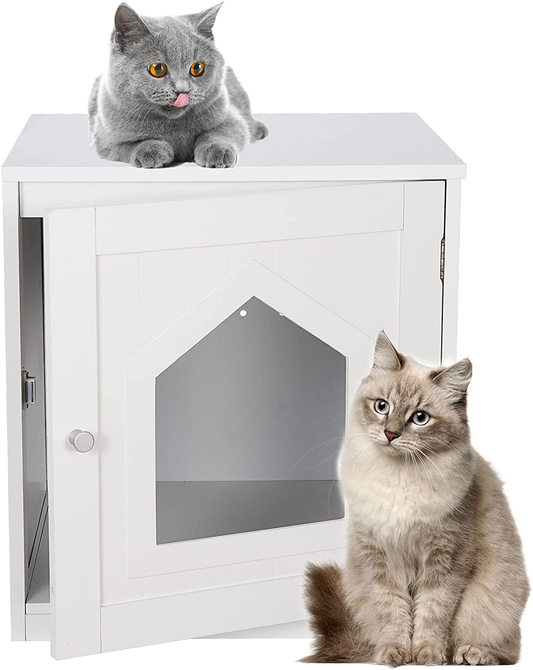 Epetlover Cat Home and Cat Litter Box Furniture Hidden,Kitty Litter Box Enclosure ,Indoor Decorative Cat House,Cat Washroom Storage Bench for Large Cat Kitty Animals & Pet Supplies > Pet Supplies > Cat Supplies > Cat Furniture Epetlover   