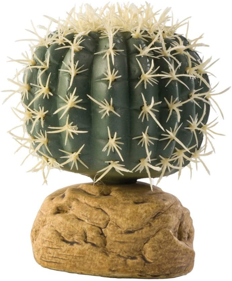 Exo Terra Desert Ground Plant, Reptile Terrarium Decoration Animals & Pet Supplies > Pet Supplies > Reptile & Amphibian Supplies > Reptile & Amphibian Substrates Exo Terra Barrel Cactus Small 