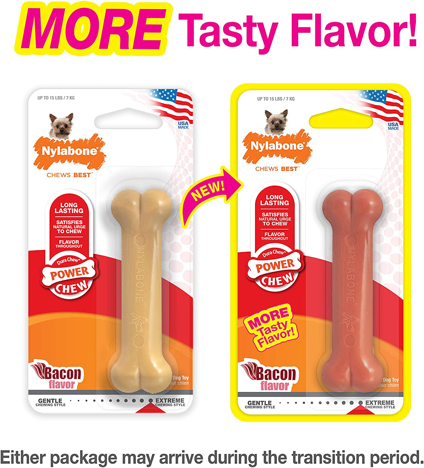 Nylabone Power Chew Dog Bones for Aggressive Chewers Tough Chew Toys for Dogs Animals & Pet Supplies > Pet Supplies > Dog Supplies > Dog Toys Nylabone   