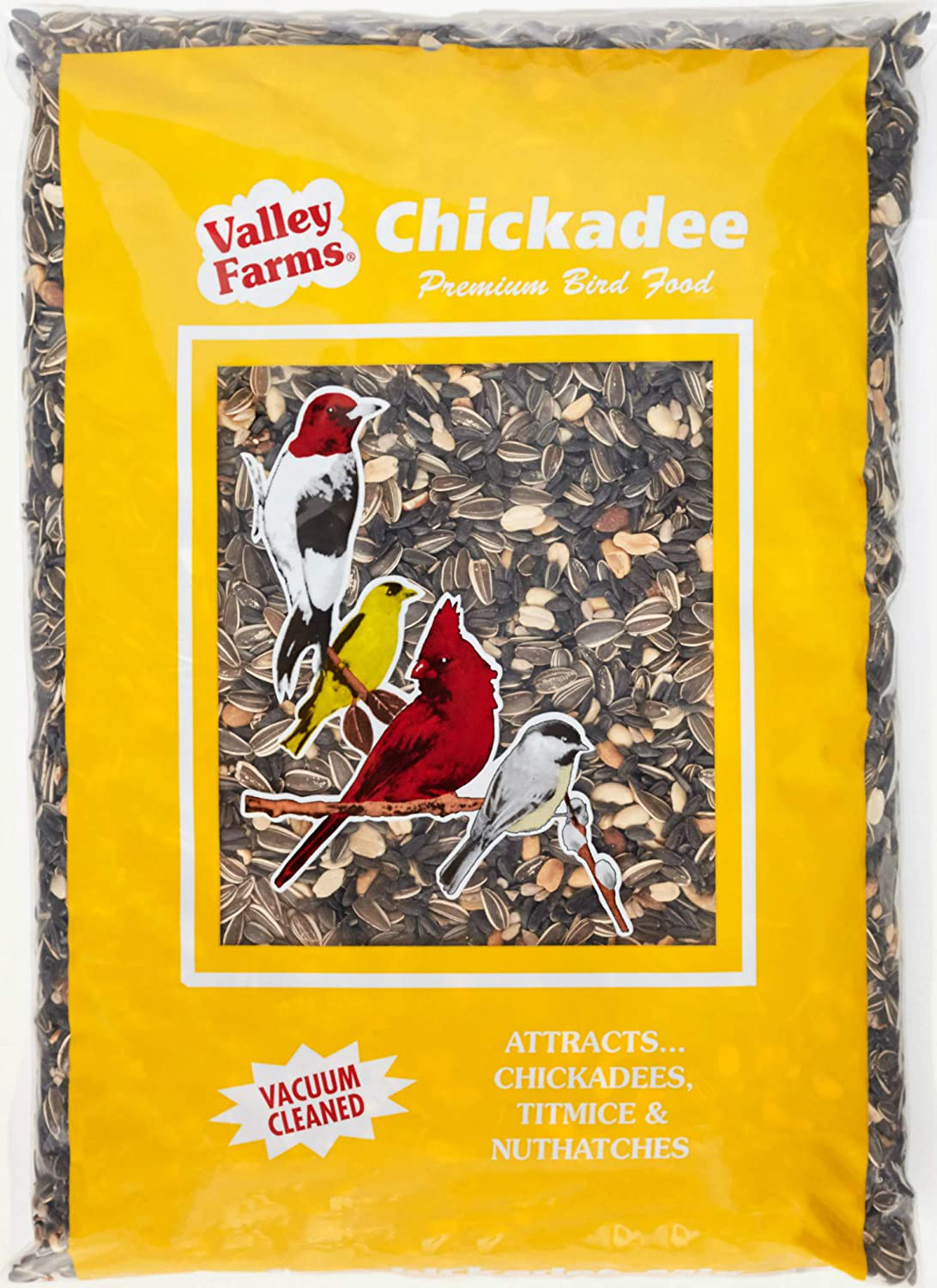 Valley Farms Chickadee Mix - Attract Cute Wild Birds like Chickadee, Titmice, & Nuthatch! Animals & Pet Supplies > Pet Supplies > Bird Supplies > Bird Food Valley Farms 10 Pound (Pack of 1)  