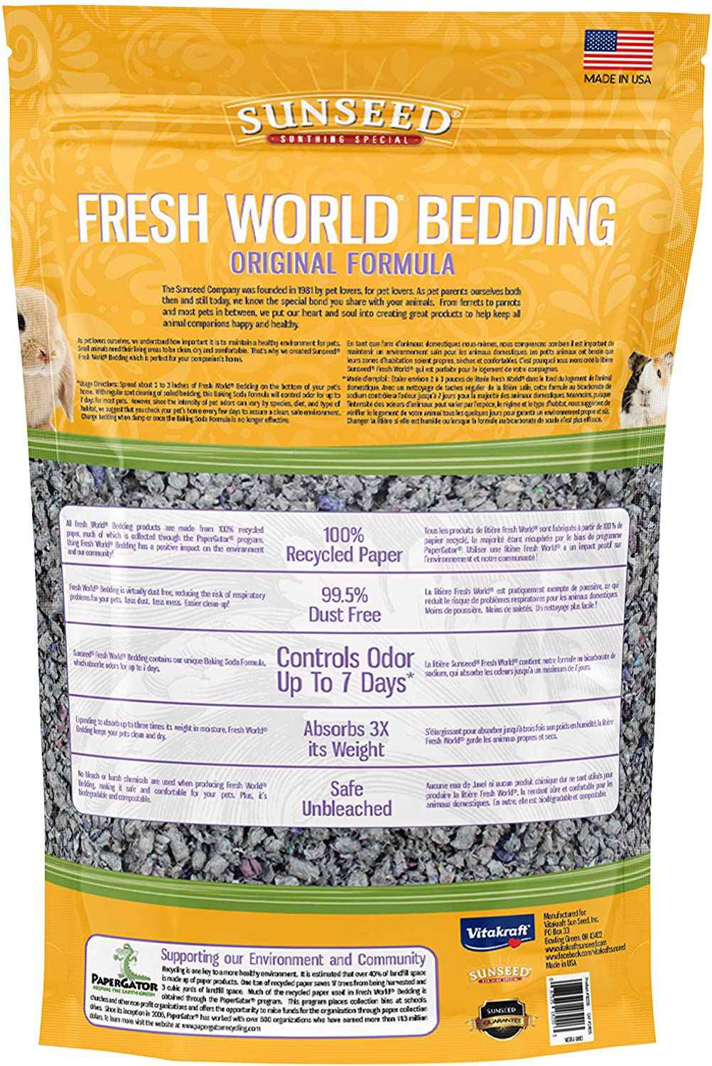 Sunseed Small Animal Bedding Animals & Pet Supplies > Pet Supplies > Small Animal Supplies > Small Animal Bedding Sunseed   