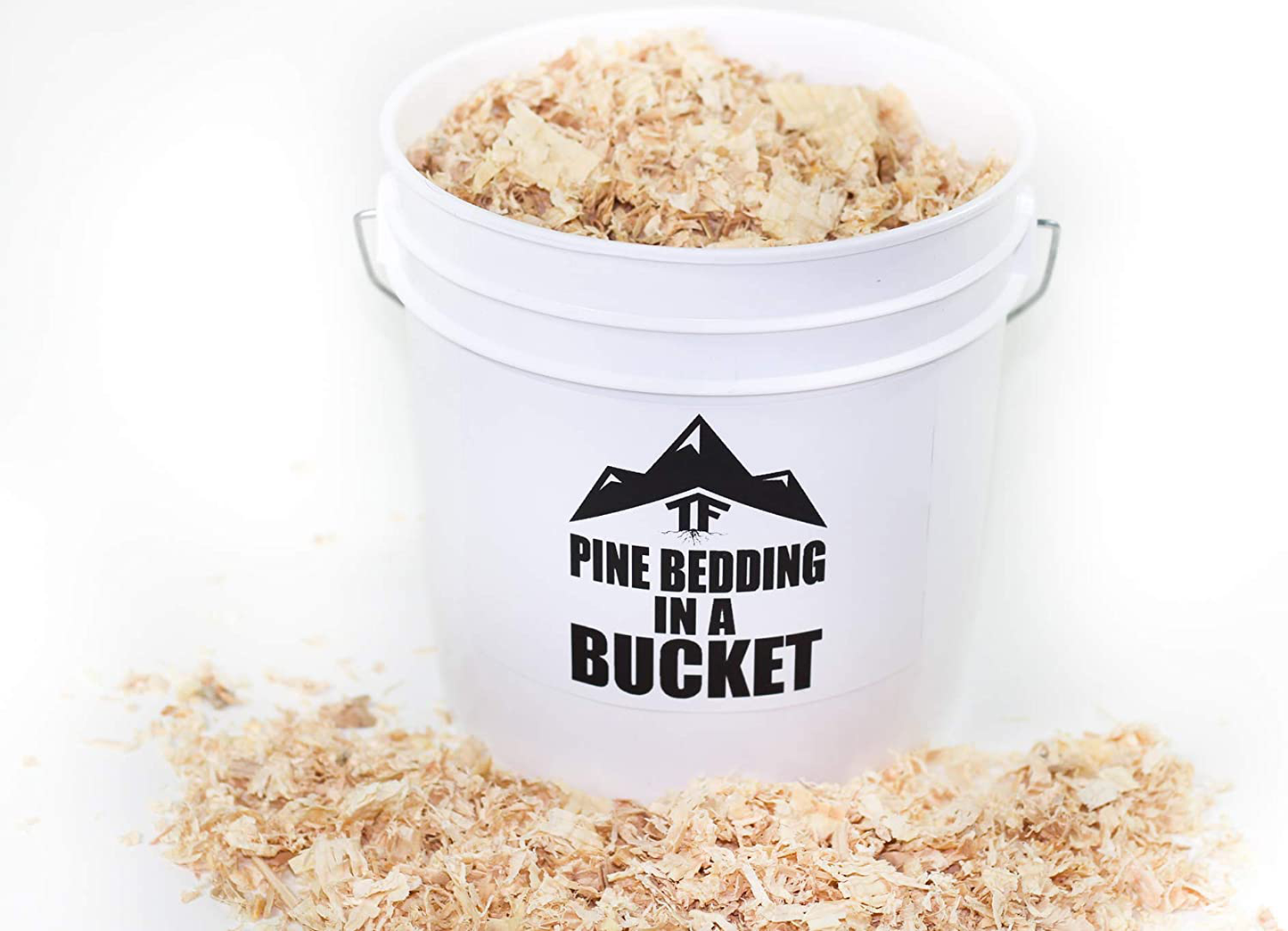 Pine Shavings (Bedding) in a Bucket by TERRAFIRMA - 1 Gallon - Small Animal Bedding - Kiln Dried Shavings - Super Absorbent - Odor Control Animals & Pet Supplies > Pet Supplies > Small Animal Supplies > Small Animal Bedding Terrafirma in a Bucket   