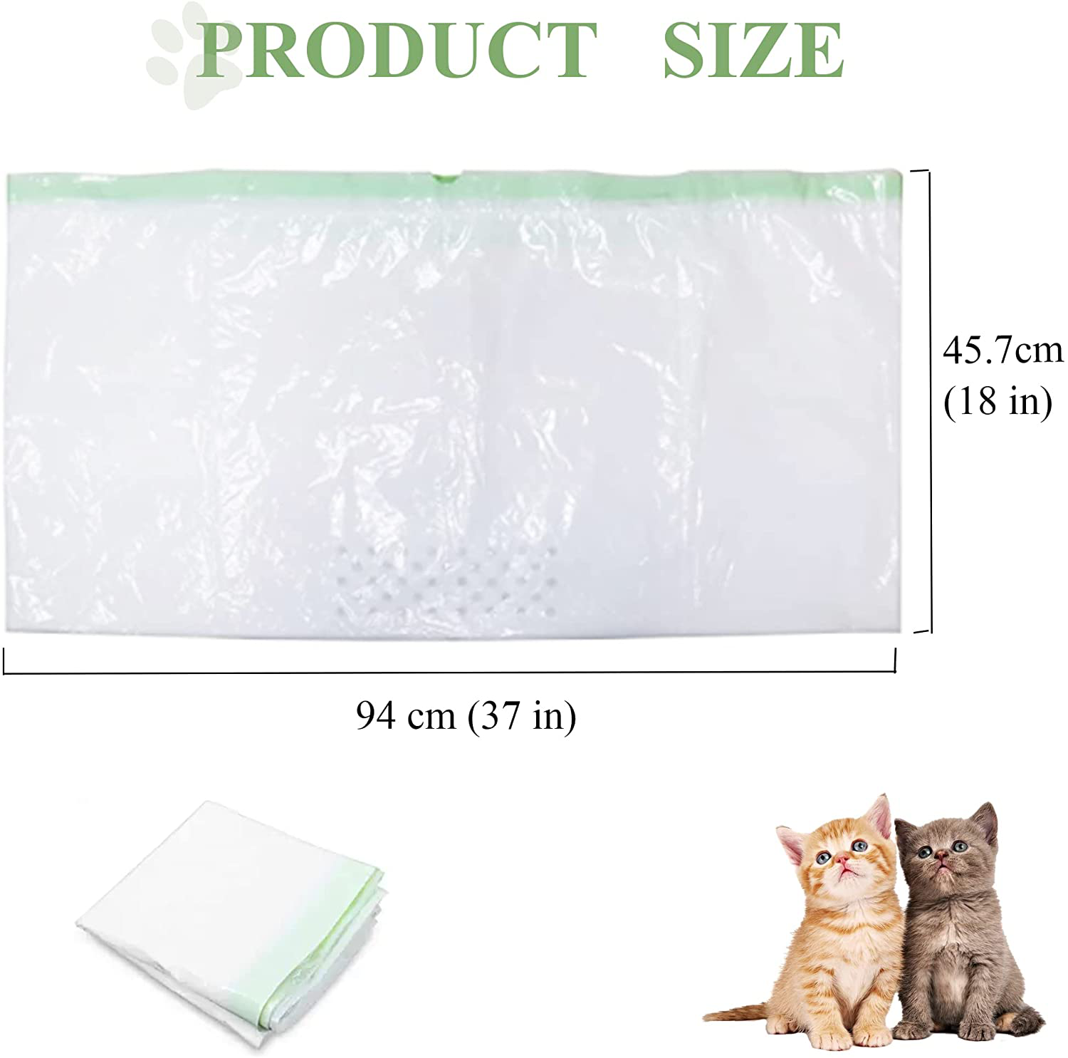 Vealind Cat Litter Bag Jumbo 14 Count Sifting Drawstring Cat Box Liner Thick 2Mil Cat Waste Litter Liners(37" X 18") Animals & Pet Supplies > Pet Supplies > Cat Supplies > Cat Litter Box Liners Vealind   
