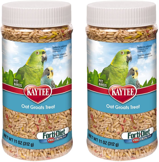 Kaytee Forti-Diet Pro Health Oat Groats Bird Treat, 22 Oz Animals & Pet Supplies > Pet Supplies > Bird Supplies > Bird Treats Kaytee   