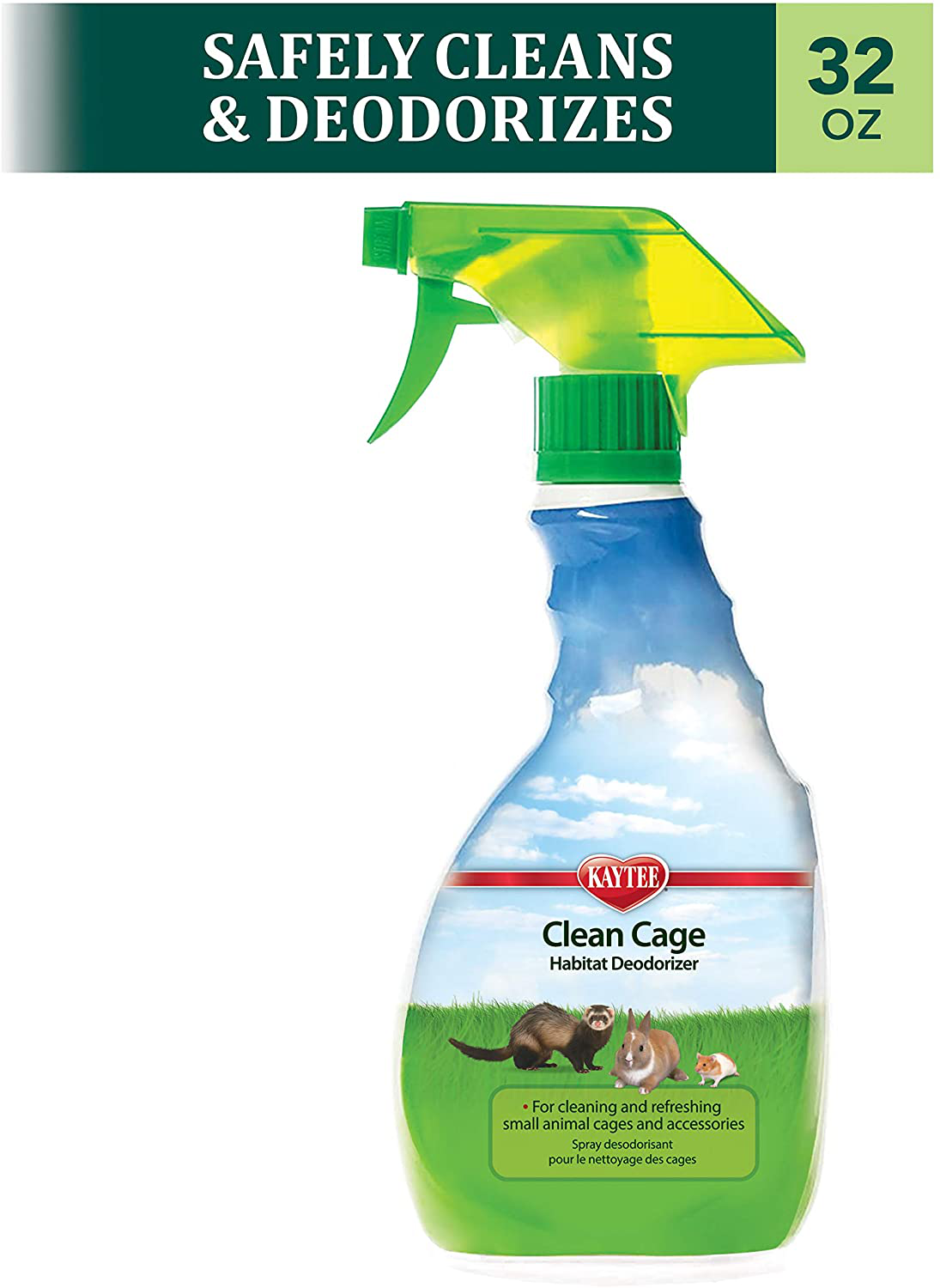 Kaytee Clean Cage Habitat Deodorizer Spray Animals & Pet Supplies > Pet Supplies > Small Animal Supplies > Small Animal Habitat Accessories Kaytee   