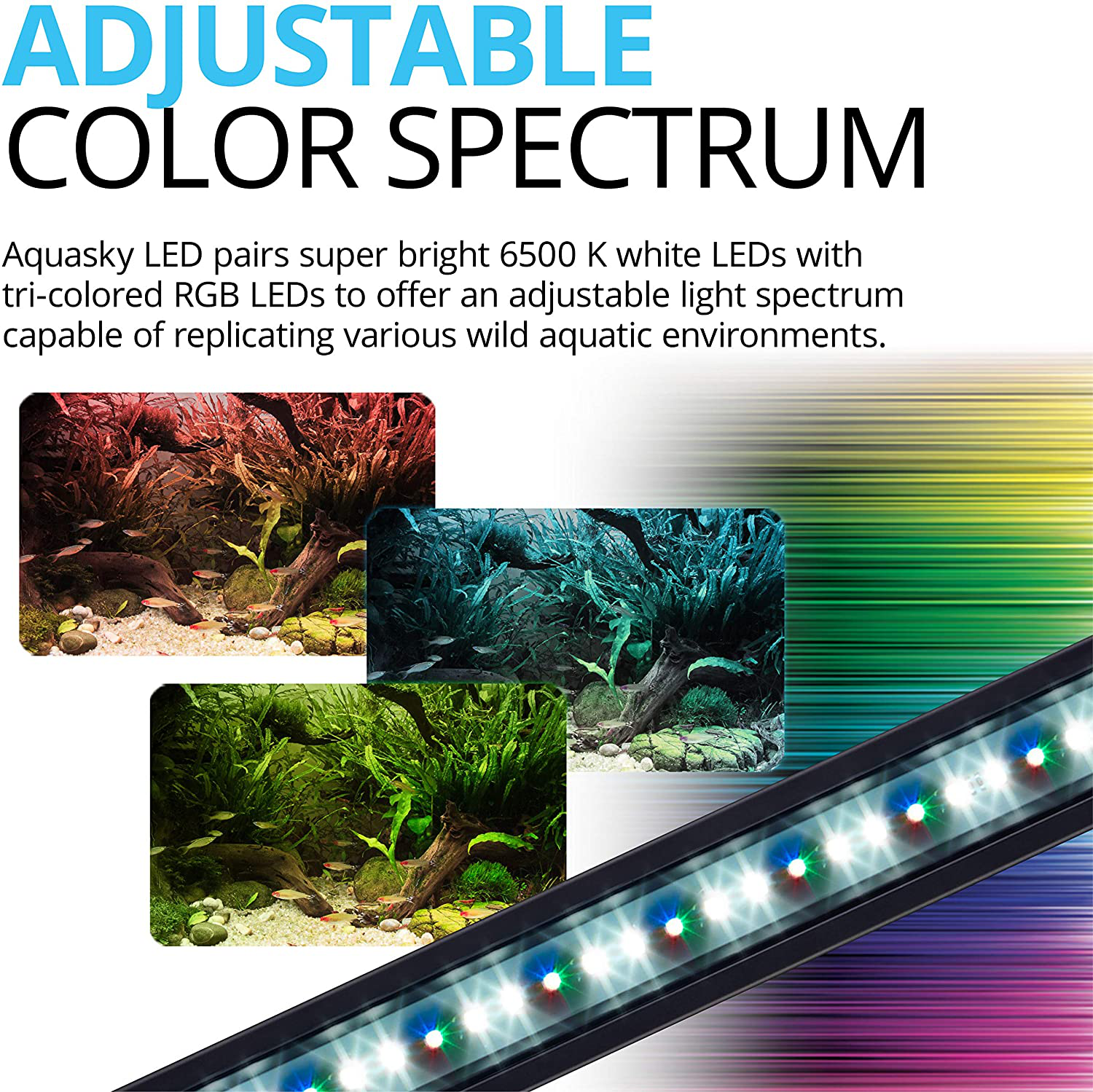 Fluval Aquasky 2.0 LED Aquarium Lighting, 35 Watts, 48-60 Inches Animals & Pet Supplies > Pet Supplies > Fish Supplies > Aquarium Lighting Fluval   