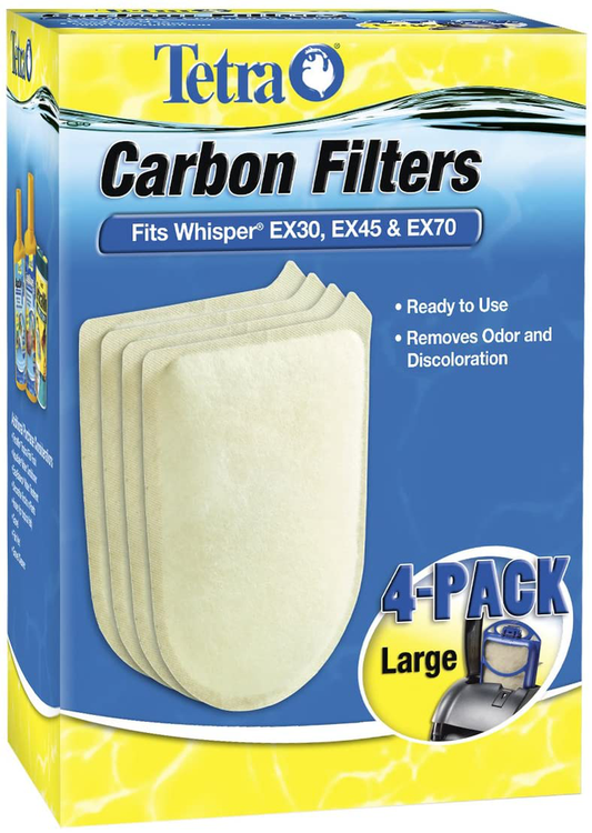 Tetra Carbon Filters, for Aquariums, Fits Whisper EX Filters Animals & Pet Supplies > Pet Supplies > Fish Supplies > Aquarium Filters Tetra   