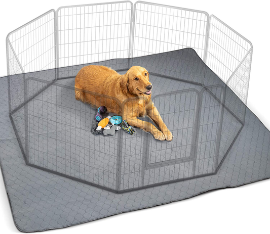 Waterproof XXL Puppy Whelping Pad 72"X72" - Our Washable Super Absorption Pee Pad Is Perfect for Your Exercise Playpen or Whelping Box - the Durable Non Slip Floor Mat for Dogs Animals & Pet Supplies > Pet Supplies > Dog Supplies > Dog Beds ZICOTO   