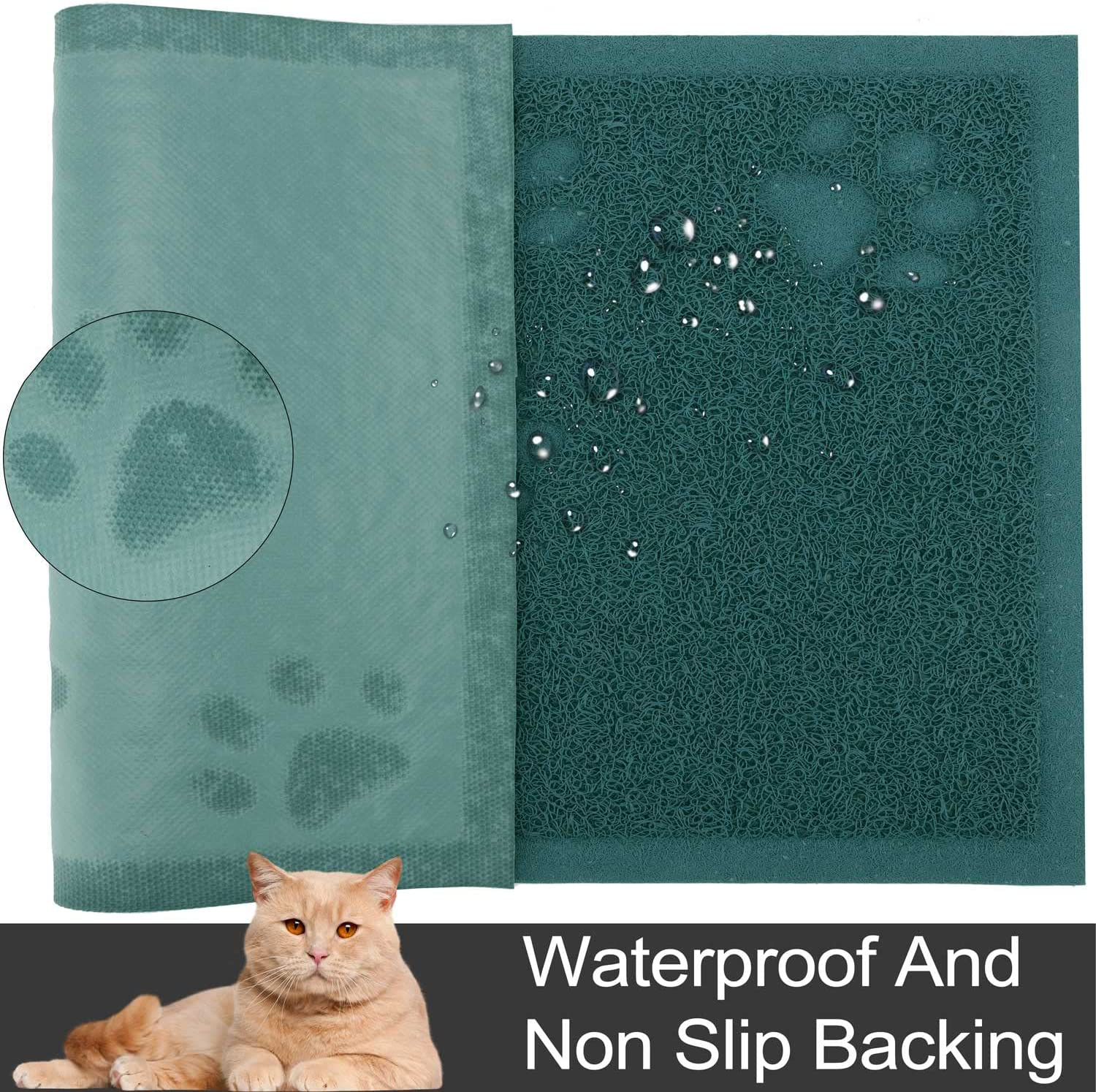 URDOGSL Cat Litter Mat, Premium Durable Cat Litter Trapping Mat for Li –  KOL PET