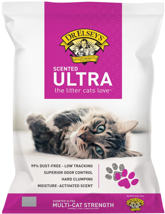 Dr. Elsey'S Ultra Scented Cat Litter,18 Lb / 8.16 Kg (Pack May Vary) Animals & Pet Supplies > Pet Supplies > Cat Supplies > Cat Litter Precious Cat   