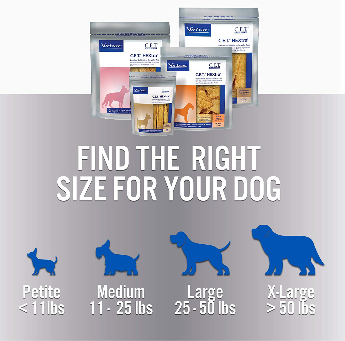 Virbac CET Hextra Premium Oral Hygiene Chews for Dogs Animals & Pet Supplies > Pet Supplies > Small Animal Supplies > Small Animal Treats Virbac   