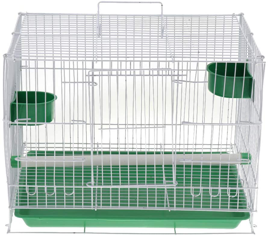 Joymerit Pet Bird Cage with Stand Stick & Bowls for Small Parrot Parakeet Conure Animals & Pet Supplies > Pet Supplies > Bird Supplies > Bird Cages & Stands joyMerit   