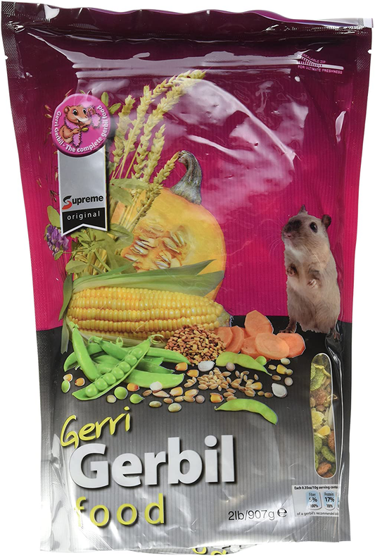 Supreme Gerri Premium Gerbil Food Animals & Pet Supplies > Pet Supplies > Small Animal Supplies > Small Animal Food Carefresh Complete   