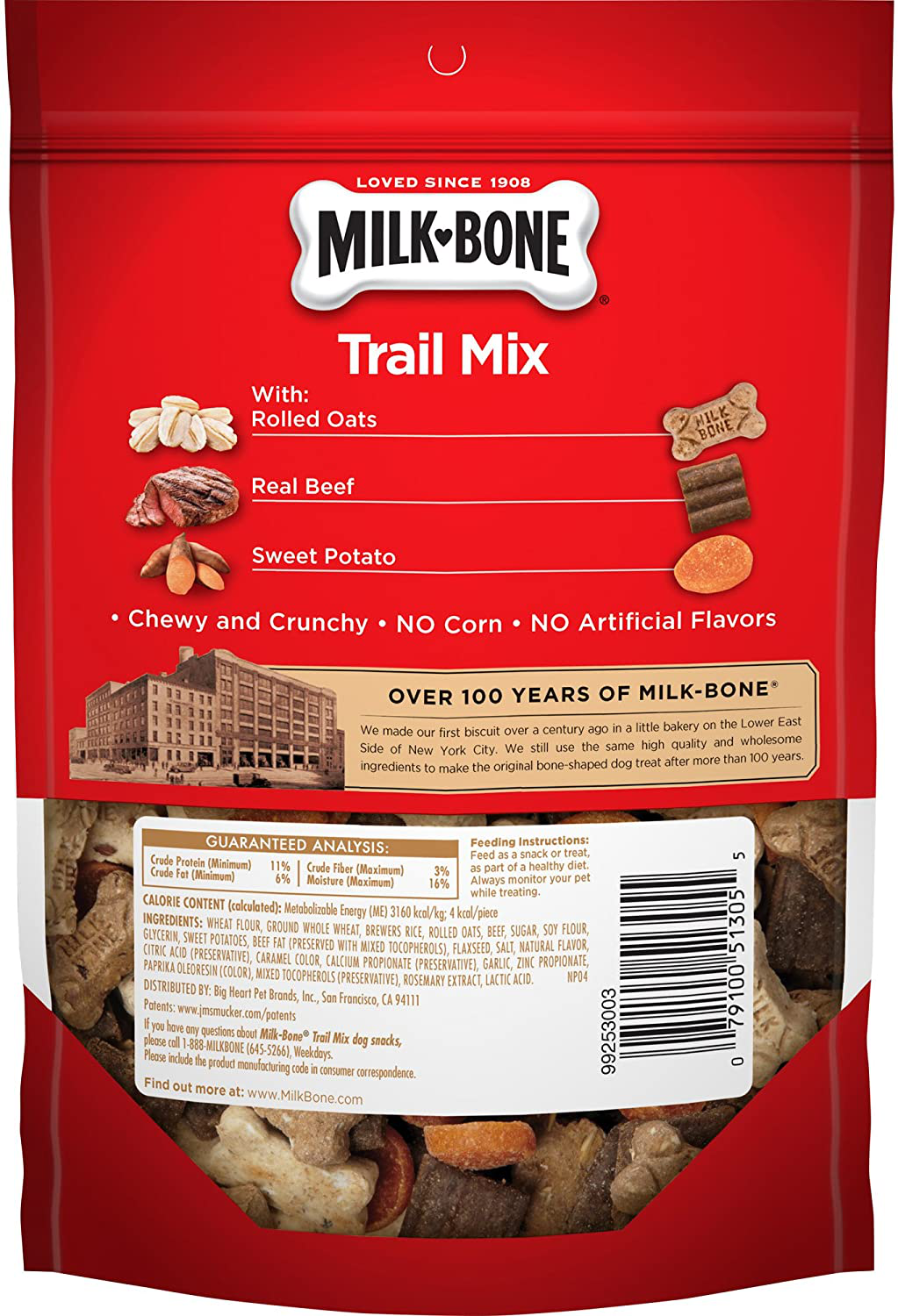 Milk-Bone Trail Mix Chewy & Crunchy Dog Treats, Beef & Sweet Potato Animals & Pet Supplies > Pet Supplies > Small Animal Supplies > Small Animal Treats Milk-Bone   