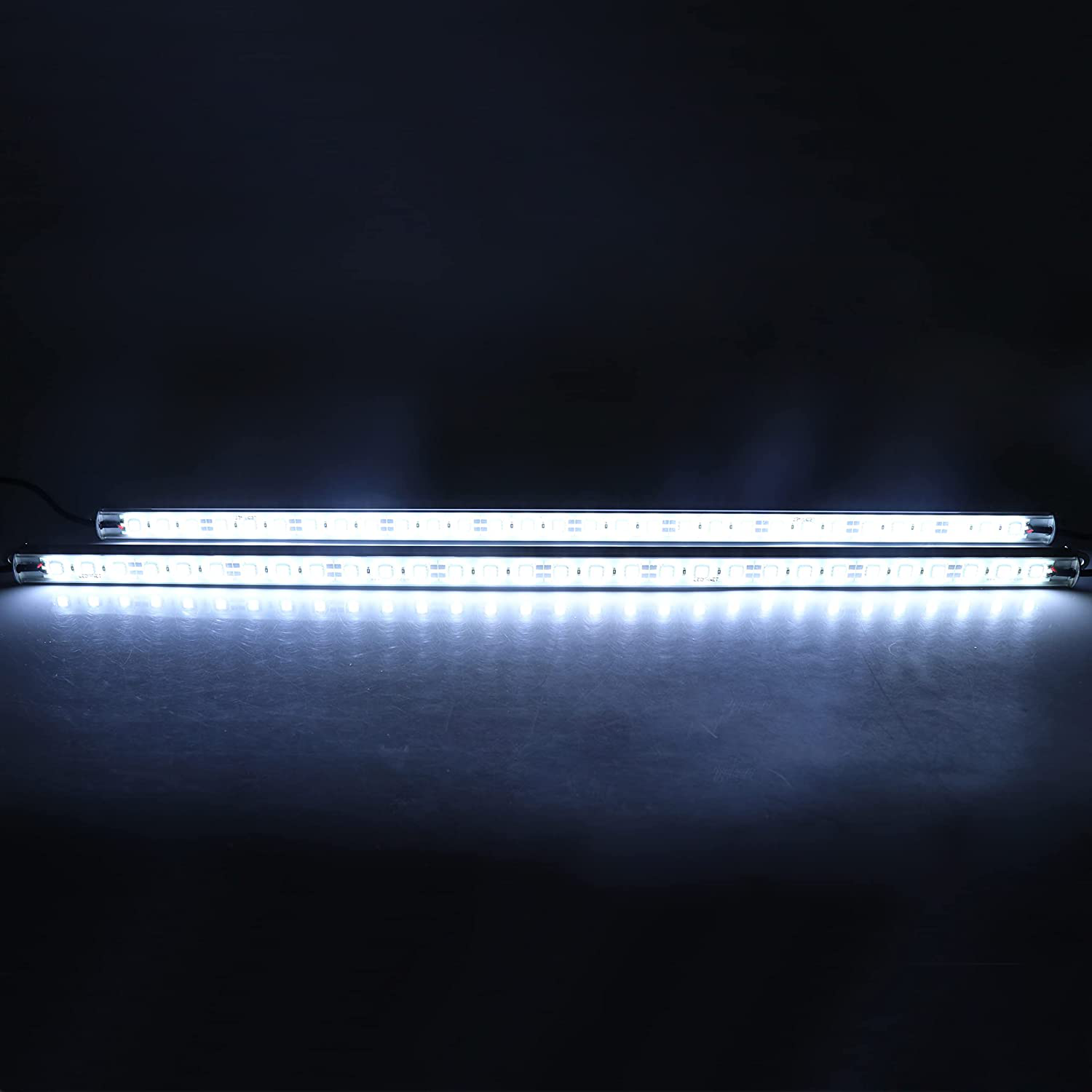 LEDENET 20" 6500K-7000K White Super Bright 30Leds 5050 Aquarium LED Strip for Fish Tanks - Waterproof Aluminum Lights 12V DC LED Linear Lighting(Cold White, 20" Long)