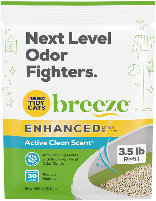 Purina Tidy Cats BREEZE Litter System Refills, 3.5Lb. Pouches (Pack of 6) Animals & Pet Supplies > Pet Supplies > Cat Supplies > Cat Litter Nestlé Purina PetCare Company   