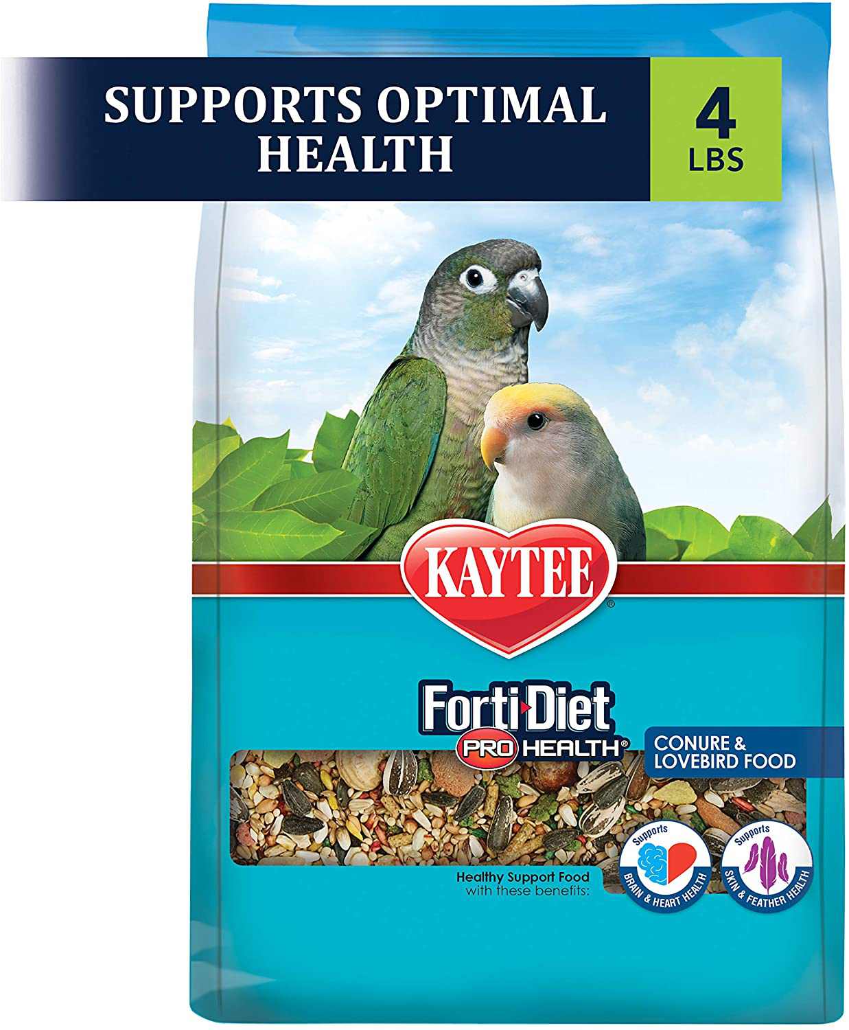 Kaytee Forti-Diet Pro Health Conure and Lovebird Food Animals & Pet Supplies > Pet Supplies > Bird Supplies > Bird Food Central Garden & Pet   