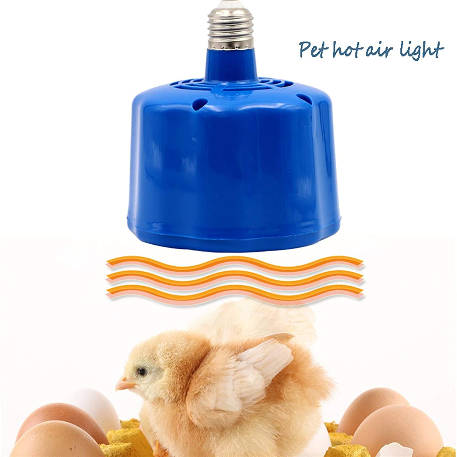 HXY2020 Pet Heating Pad Chicken Heating Lamp Animal Warm Light Heater Cultivation Heating Lamp for Pet Chicken Livestock Heat Lamp Lighting 100W 300W Reptile & Amphibian Habitat