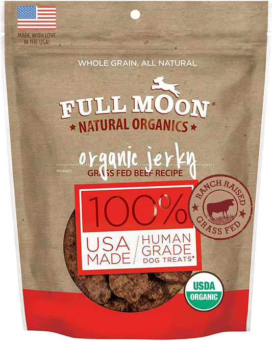 Full Moon Natural Organics Human Grade Dog Treats Animals & Pet Supplies > Pet Supplies > Dog Supplies > Dog Treats Full Moon Beef 1.75 Pound (Pack of 1) 